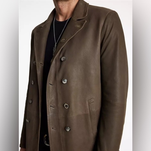 John Varvatos Cut-Away Double Breasted Coat Size EU 44 USA 34. NWT - Picture 11 of 16